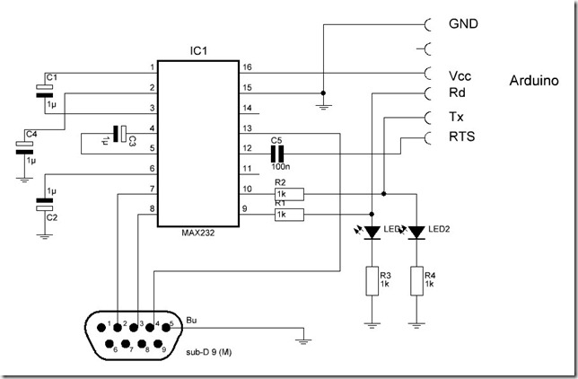 Leer datos de dispositivo con RS232 y enviar dato por ... cat 5 wiring tx rx diagram 