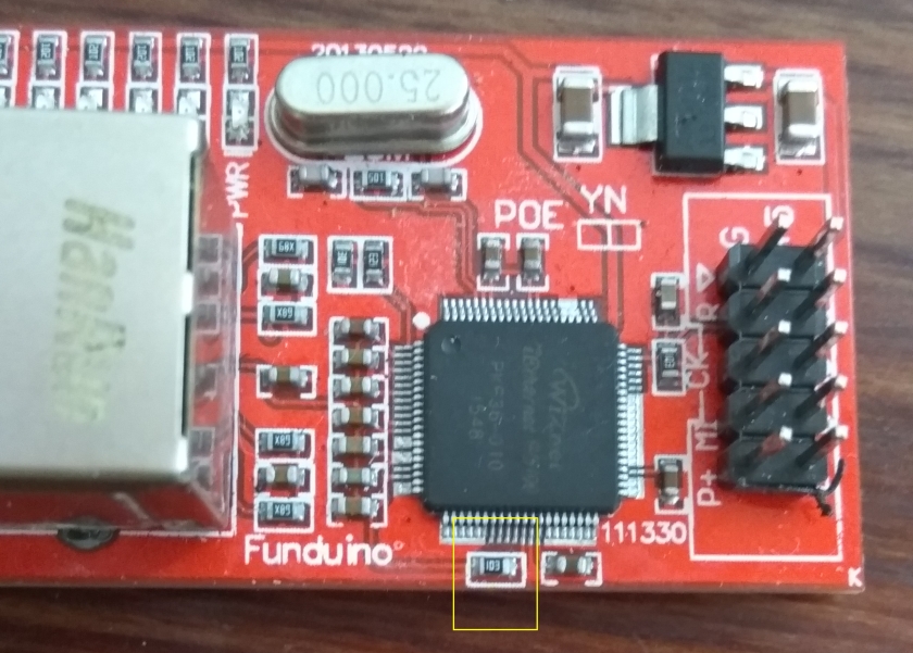 Pullup resistor on SEN pin